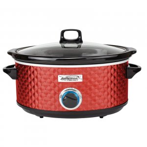 Brentwood RA50075 Appliances 7-quart Slow Cooker (red) Btwsc157r