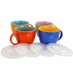 Gibson 120825.01 Home On The Go 25 Oz Soup Mug Set, Set Of 4