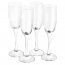 Gibson 140484.04 Home Belinni 4 Piece 6.4oz Fluted Champagne Glass Set