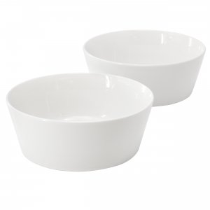 Gibson 142750.02 Home 2 Piece 6.75 Inch Round Fine Ceramic Side Bowl S