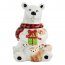 Gibson 127105.01 Home Polar Friend Durastone 8.5in Holiday Cookie Jar 