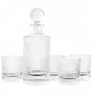 Gibson 140799.05 Home Acropolis 5 Piece Decanter And Double Old Fashio