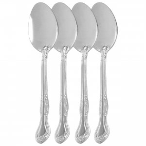 Gibson 53439.04 Home Abbie 4 Piece Stainless Steel Dinner Spoon Set