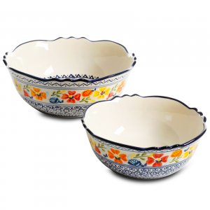 Gibson 120845.02 Home Luxembourg 2 Piece Stoneware Bowl Set