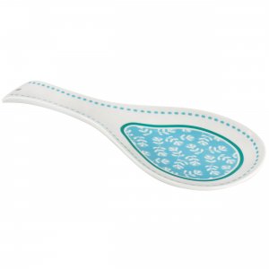 Gibson 131568.01 Home Village Vines Fine Ceramic Spoon Rest In Blue