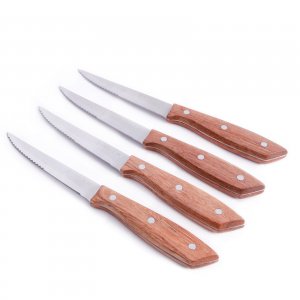 Gibson 107195.04 Home Seward 4 Piece Stainless Steel Steak Knife Cutle