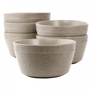 Bee 124671.01 Gibson Milbrook 6 Piece 6 Inch Round Stoneware Bowl Set 