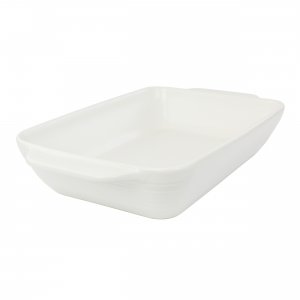 Bee 124568.01 Gibson 4 Quart Rectangular Stoneware Baker In White Spec