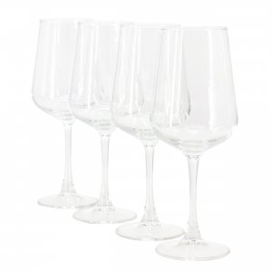 Gibson 140480.04 Home Belinni 4 Piece 15.4 Ounce Classic Wine Glass Se