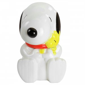 Gibson 80626.01RR Peanuts Classic Snoopy Cookie Jar In White