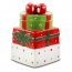 Gibson 113251.01 Home Christmas Estate 7.5 Inch Gift Box Holiday Cooki