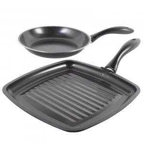 Gibson 92174.02 Westleton 2 Piece Cookware Set Black