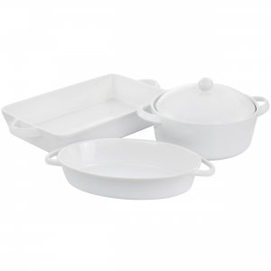 Gibson 131666.04 Elite Gracious Dining 4 Piece Bakeware Set