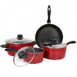 Gibson 127764.07 Home Armada 7 Piece Nonstick Carbon Steel Cookware Se