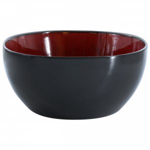 Gibson 97225.01 Home Urban Cafe 10.3in Stoneware Serving Bowl In Red