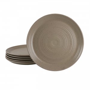 Bee 124674.01 Gibson Milbrook 6 Piece 10 Inch Round Stoneware Dinner P