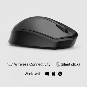 Hp 19U64AA#ABL Hp 280 Silent Black Wrls Mouse