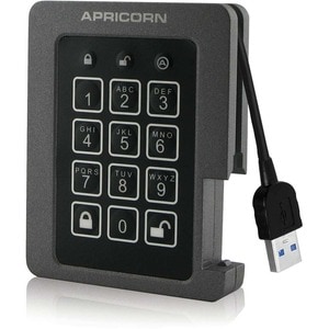 Apricorn Assd3pl2562tbf 2tb Aegis Padlock Ssd Fips Validated Ruggedize