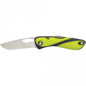 Wichard 10112LS Wichard Offshore Knife - Single Serrated Blade - Fluor