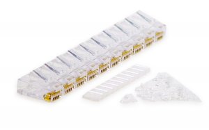 Onq AC346025 Cat6 Ez-rj45 Connectors 25 Pack