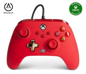 Powera 1518810-02 Enhanced Wired Controller For Xbox X|s Series Red 15