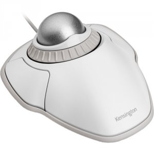 Kensington K72500ww Orbit Trackball With Scroll Ring (white, Sustainab