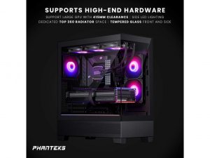 Phanteks PH-XT523V1_DBK01 Cases |xt View Blk Ph-xt523v1_dbk01 R