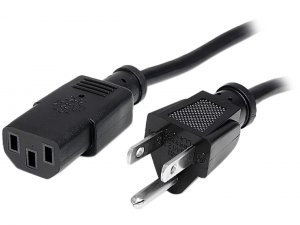 Startech D88920 10ft (3m) Computer Power Cord, Nema 5-15p To C13, 10a 