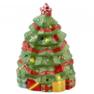 Gibson 113254.01 Home Mirthful Treats Hand Painted Stoneware Christmas