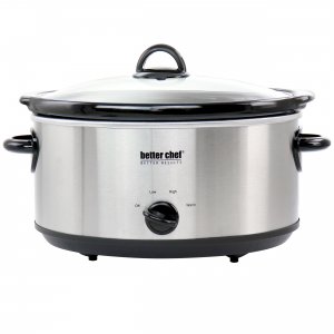 Better IM-469S 6 Quart Oval Slow Cooker With Removable Stoneware Crock