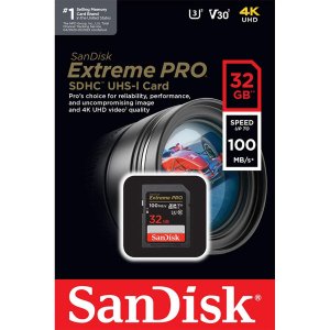 Sandisk SDSDXXO-032G-ANCIN 32gb Extreme Pro Sd 10090mbs