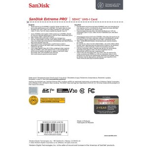 Sandisk SDSDXXO-032G-ANCIN 32gb Extreme Pro Sd 10090mbs