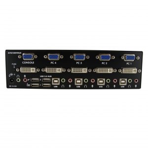 Startech SV431DDVDUA 4 Port Dvi Vga Dual Monitor Kvm Switch