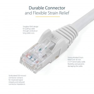 Startech N6PATCH50WH 50ft White Cat6 Patch Cable