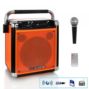 Trexonic TRX-99ORG Wireless Portable Party Speaker With Usb Recording,