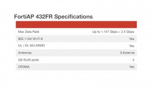 Fortinet FAP-432FR-A Hw Fap-432fr