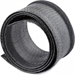 Startech WKSTNCMFLX .com 10ft (3m) Cable Management Sleeve, Braided Me