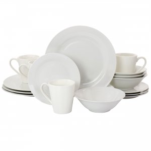 Gibson 105778.16 Home 16 Piece Bedford Lane Fine Ceramic Dinnerware Se