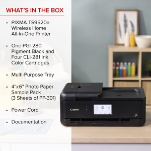 Canon CNM2988C032 Pixma Ts9520a (black) Color Inkjet All-in-one Printe