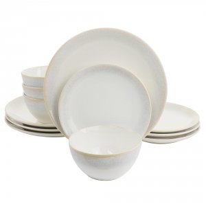 Gibson 120396.12 Ms 12pc Dinnerware Taupe