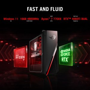 Asus G15DS-DH764TI Sy G15ds-dh764ti Ryzen7 7700x 2x8gb 1tb Rtx4060ti W