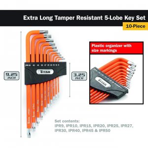 Titan SMD 12734 Security Pentalobe Key Set - 10 Piece Tool Set