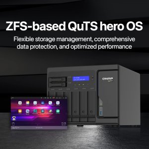 Qnap TS-H886-D1602-8G-US Nas Ts-h886-d1602-8g-us 8bay Quts Hero Nas Xe