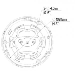 Geovision 125-EBD4704-000 , Eyeball, 4mp, 2.8mm, Low Lux, Wdr Pro, Ir,