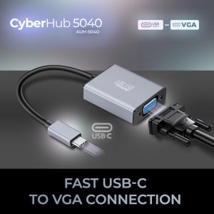 Adesso AUH-5040 Usbc To Vga Adapter