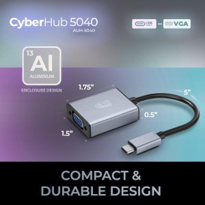 Adesso AUH-5040 Usbc To Vga Adapter