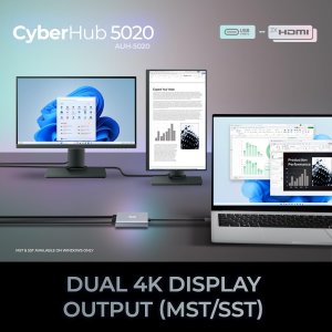 Adesso AUH-5020 2 Port Usbc To Hdmi Adapter