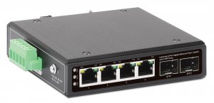 Intellinet 508995 Industrial 4-port Gigabit Ethernet Poe++ Switch With