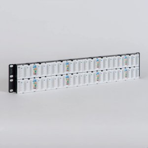 International ICMPP0486B Patch Panel Cat 6a 48-port 2 Rms