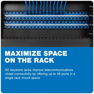 International IC107F5CBK International Connectors Cat 5e Hd Modules - 